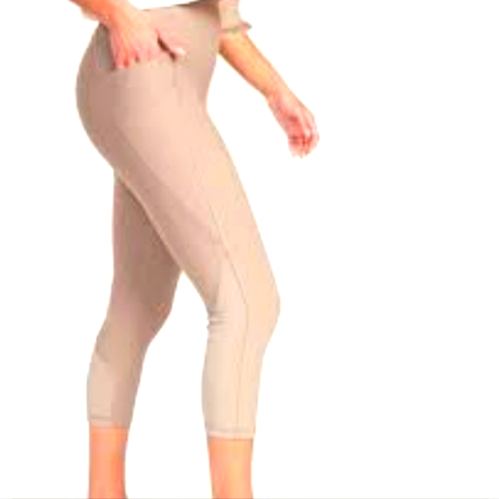 NWT Old Navy Supersoft Cropped Leggings Golden Meadow L